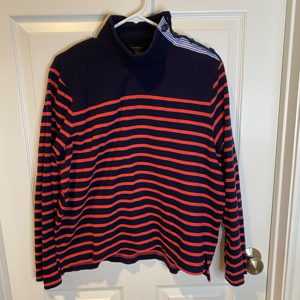 J. Crew Button Shoulder Sweatshirt